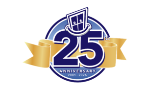 Window Depot USA 25th Anniversary Seal — celebrating 25 years 2001-2026